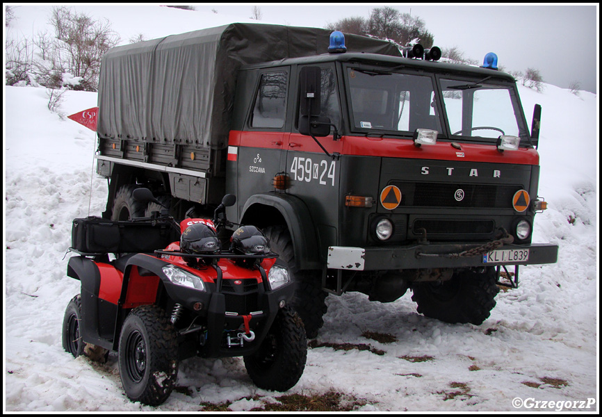 459[K]24 - SW 1000 Star 266 & Quad Kymco - OSP Szczawa