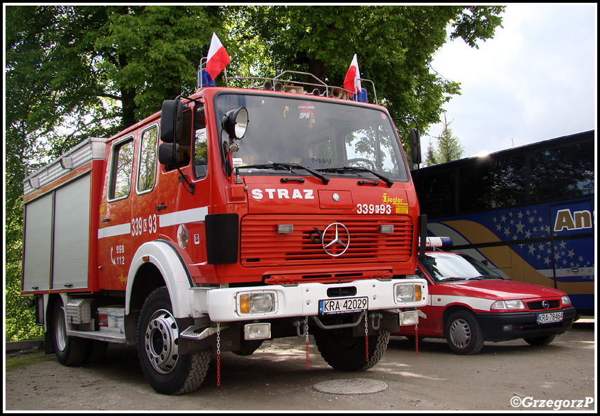 2x 339[K]93 - GBA 2,5/16 Mercedes Benz 1019/Ziegler & Opel Astra Classic - OSP Kobylany