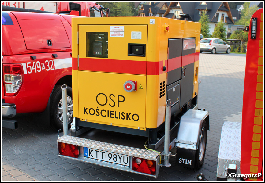 Przyczepa z agregatem prÄ…dotwÃ³rczym - OSP KoÅ›cielisko