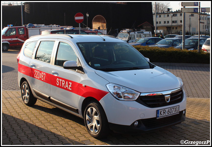220[K]87 - SLKw Dacia Lodgy - KW PSP KrakÃ³w