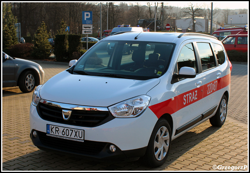 220[K]87 - SLKw Dacia Lodgy - KW PSP KrakÃ³w