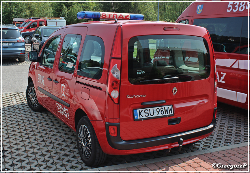 530[K]83 - SLKw Renault Kangoo - KP PSP Sucha Beskidzka