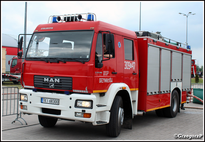 309[T]47 - GCBA 5/40 MAN LE 18.280/Stolarczyk - OSP GrzymaÅ‚kÃ³w