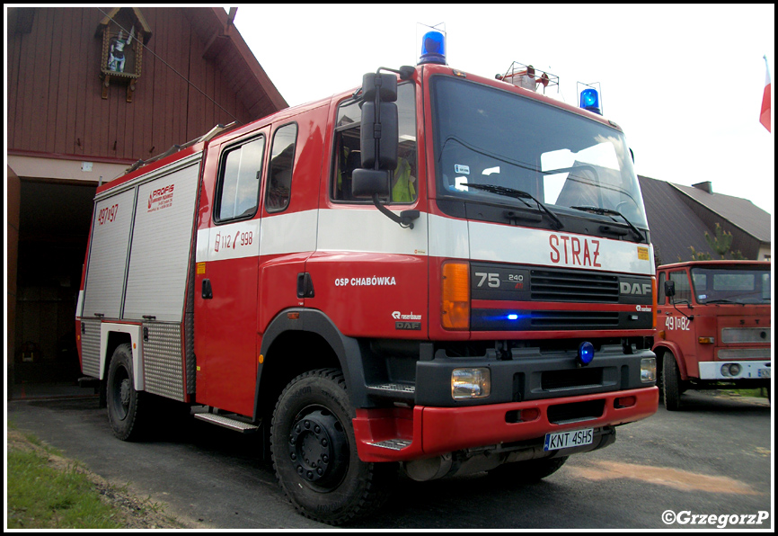 497[K]97 - GBA 3/24 DAF 75/Doeschot- Rosenbauer - OSP Chabówka