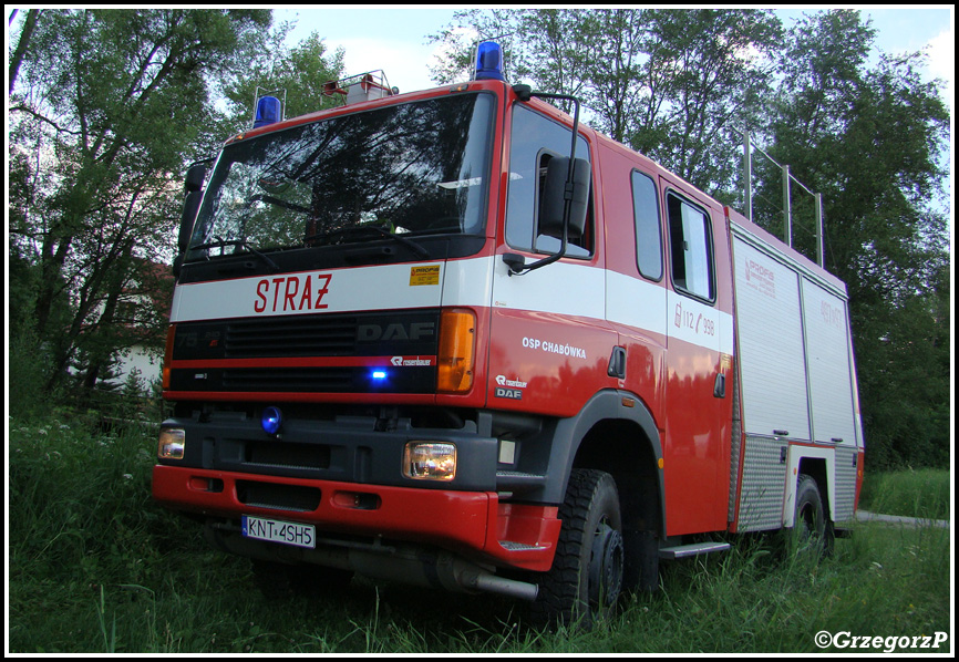 497[K]97 - GBA 3/24 DAF 75/Doeschot- Rosenbauer - OSP Chabówka