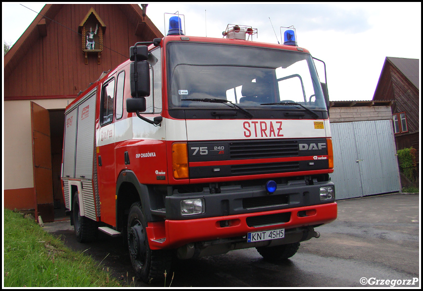 497[K]97 - GBA 3/24 DAF 75/Doeschot- Rosenbauer - OSP Chabówka