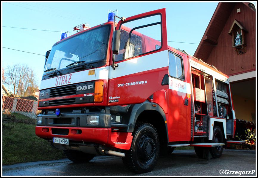 497[K]97 - GBA 3/24 DAF 75/Doeschot- Rosenbauer - OSP Chabówka