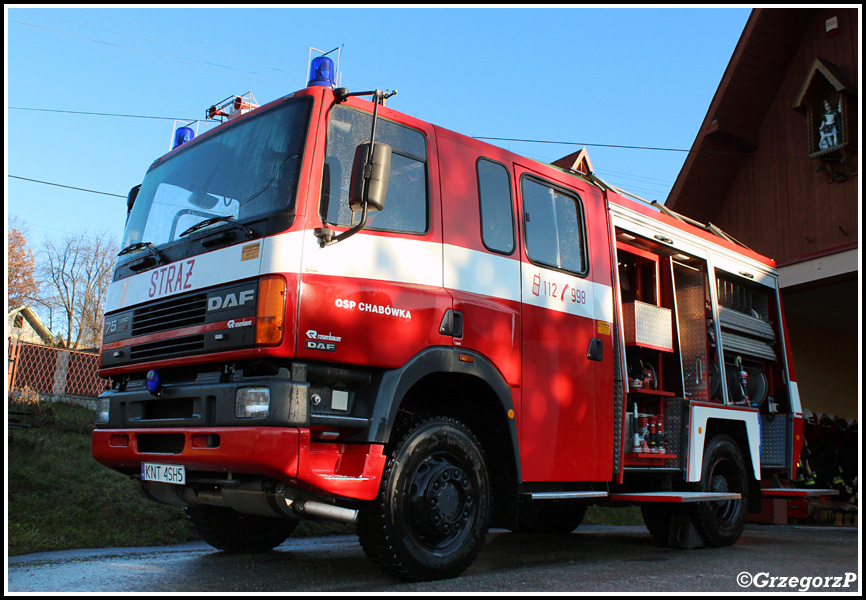 497[K]97 - GBA 3/24 DAF 75/Doeschot- Rosenbauer - OSP Chabówka