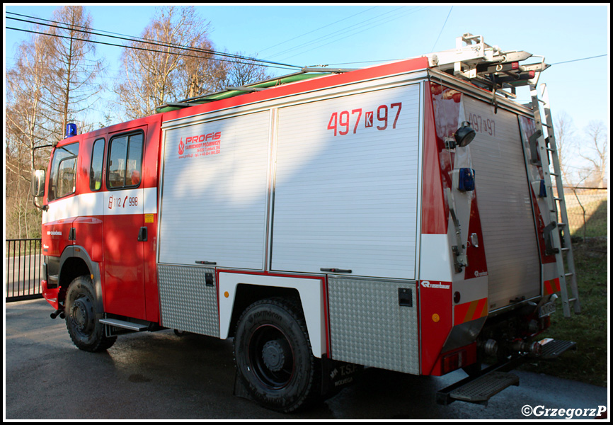 497[K]97 - GBA 3/24 DAF 75/Doeschot- Rosenbauer - OSP Chabówka