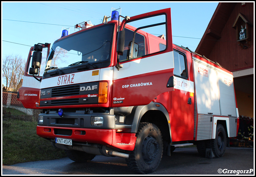 497[K]97 - GBA 3/24 DAF 75/Doeschot- Rosenbauer - OSP Chabówka