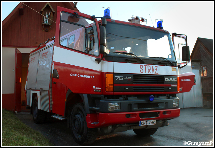 497[K]97 - GBA 3/24 DAF 75/Doeschot- Rosenbauer - OSP Chabówka