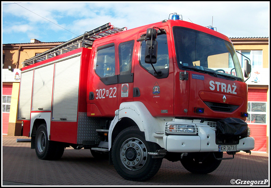 302[K]22 - GBA 2,5/24 Renault Midlum 220 dCi/Wawrzaszek - JRG 2 KrakÃ³w*