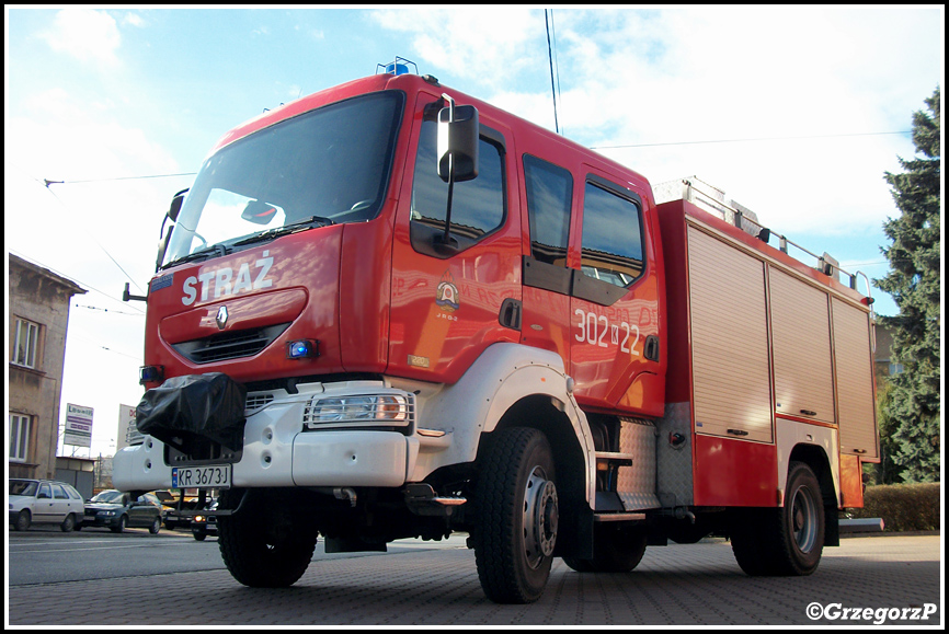 302[K]22 - GBA 2,5/24 Renault Midlum 220 dCi/Wawrzaszek - JRG 2 KrakÃ³w*