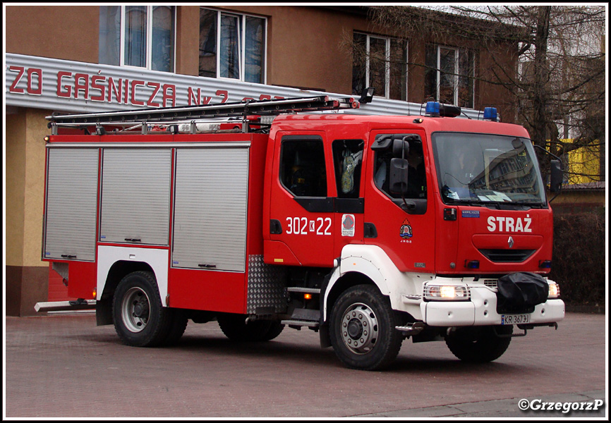 302[K]22 - GBA 2,5/24 Renault Midlum 220 dCi/Wawrzaszek - JRG 2 KrakÃ³w*