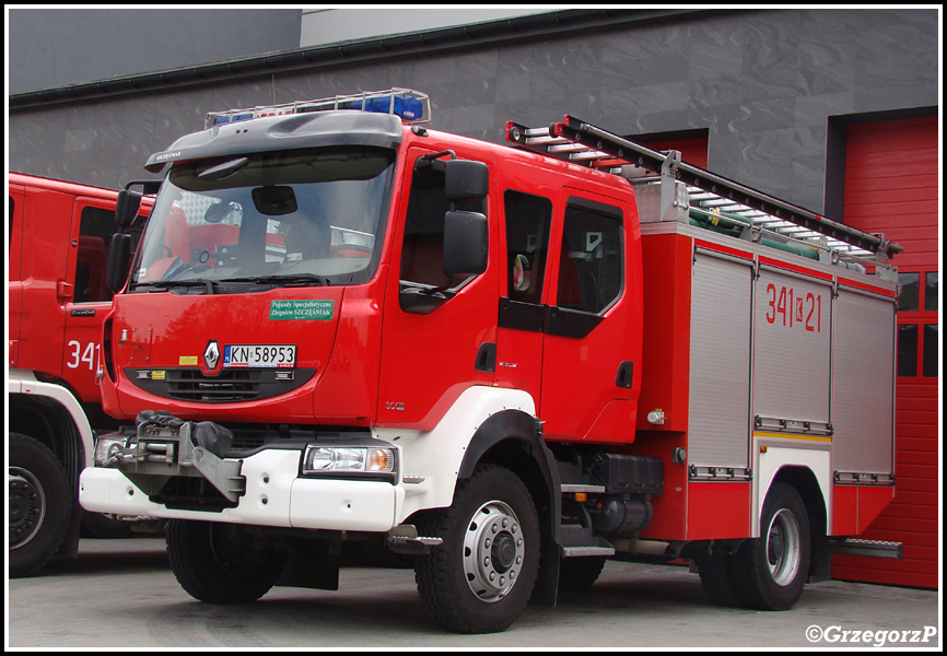 341[K]21 - GBA 2,5/24 Renault Midlum 300.14 DXi/SzczÄ™Å›niak - JRG 1 Nowy SÄ…cz