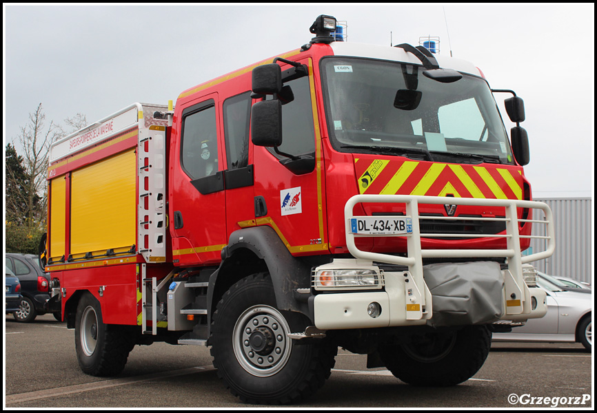 DL-434-XB - CCR Renault Midlum 270.15 dCi/Gallin - SDIS 53 de la Mayenne, Centre de Secours ChÃ¢teau-Gontier