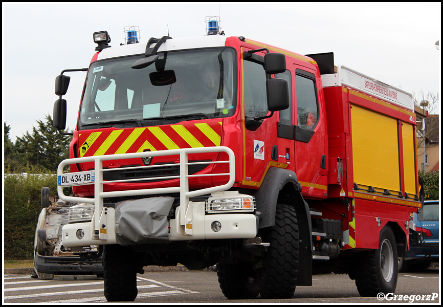 DL-434-XB - CCR Renault Midlum 270.15 dCi/Gallin - SDIS 53 de la Mayenne, Centre de Secours ChÃ¢teau-Gontier