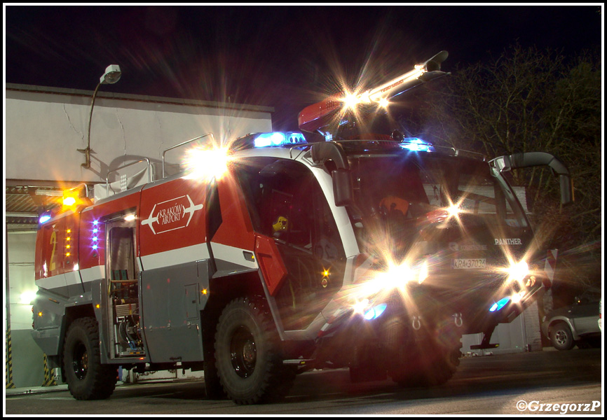2 - GCBAPr 6,2/72+135 Rosenbauer Panther CA-6 - LSRG KrakÃ³w- Balice