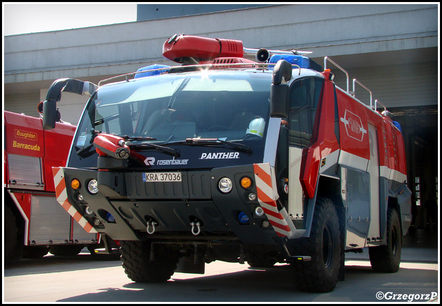 2 - GCBAPr 6,2/72+135 Rosenbauer Panther CA-6 - LSRG Kraków- Balice