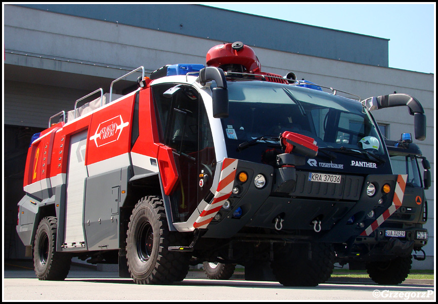 2 - GCBAPr 6,2/72+135 Rosenbauer Panther CA-6 - LSRG KrakÃ³w- Balice