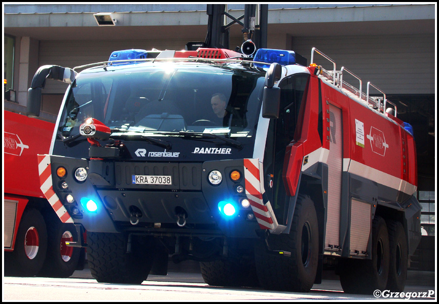 5 - GCBAPr 13/70+250 Rosenbauer Panther CA-5 - LSRG Kraków- Balice