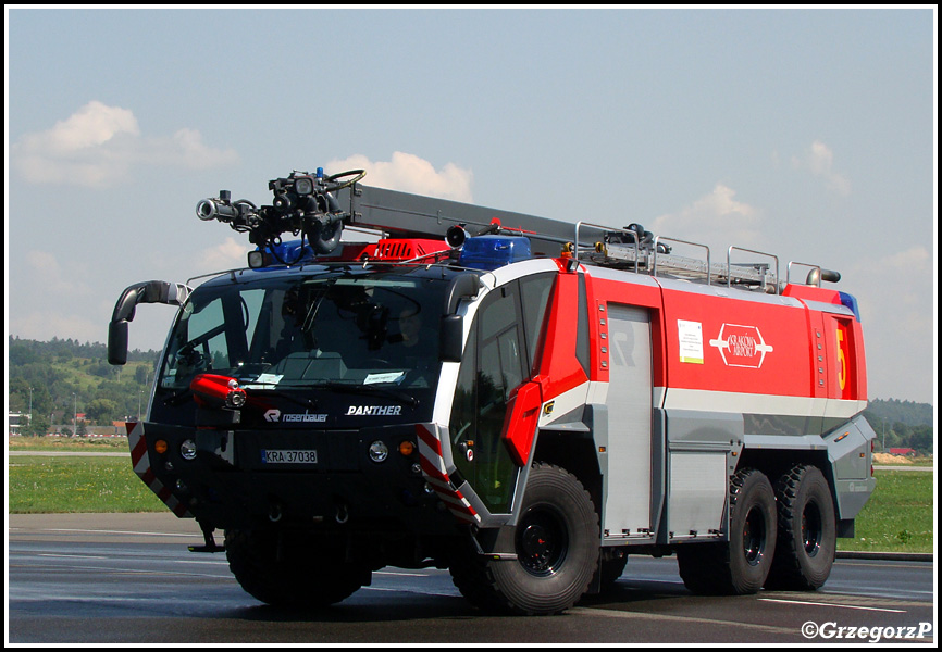 5 - GCBAPr 13/70+250 Rosenbauer Panther CA-5 - LSRG KrakÃ³w- Balice