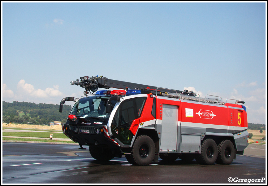 5 - GCBAPr 13/70+250 Rosenbauer Panther CA-5 - LSRG Kraków- Balice