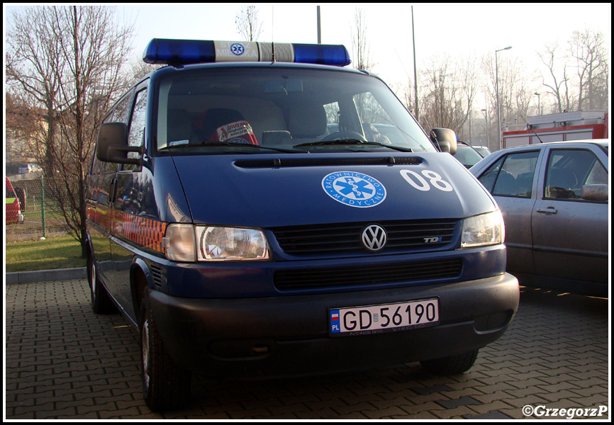 Volkswagen Transporter T4 - SNRR ''ADIUTARE'' Gdańsk