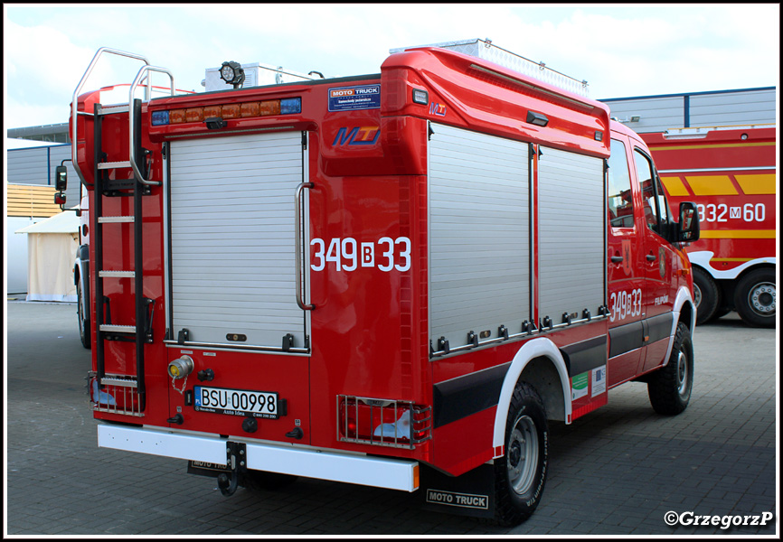 349[B]33 - SLRt Mercedes Benz Sprinter 416 CDI/Moto Truck - OSP FilipÃ³w
