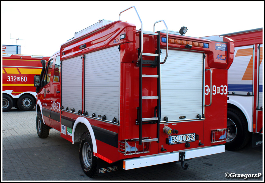 349[B]33 - SLRt Mercedes Benz Sprinter 416 CDI/Moto Truck - OSP FilipÃ³w