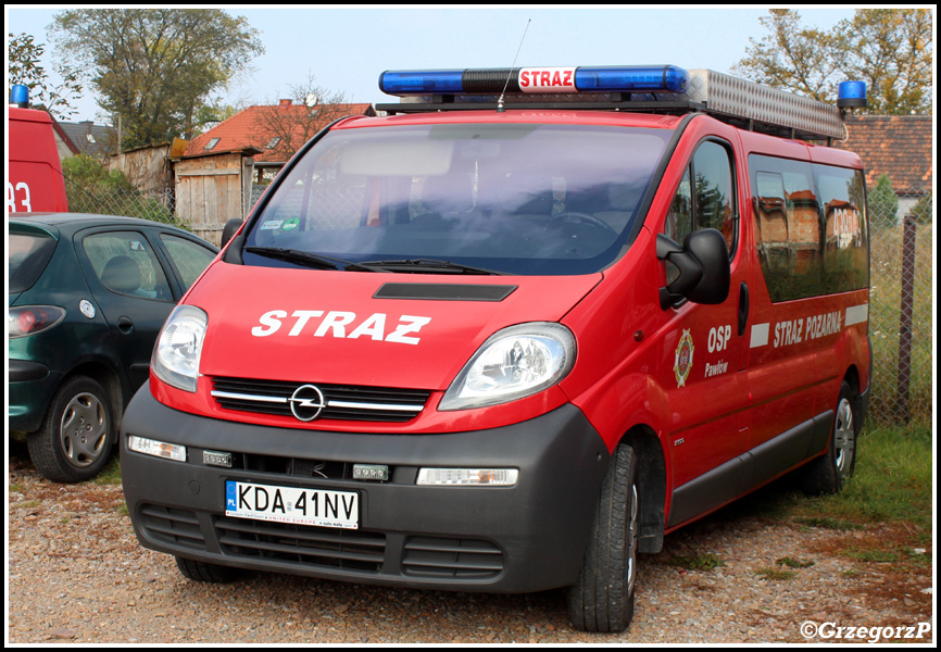 438[K]49 - GLM Opel Vivaro - OSP Pawłów