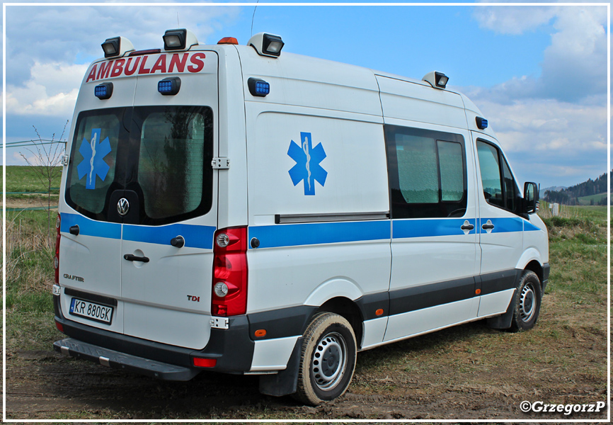 Ambulans Volkswagen Crafter/WAS - OPP KrakÃ³w