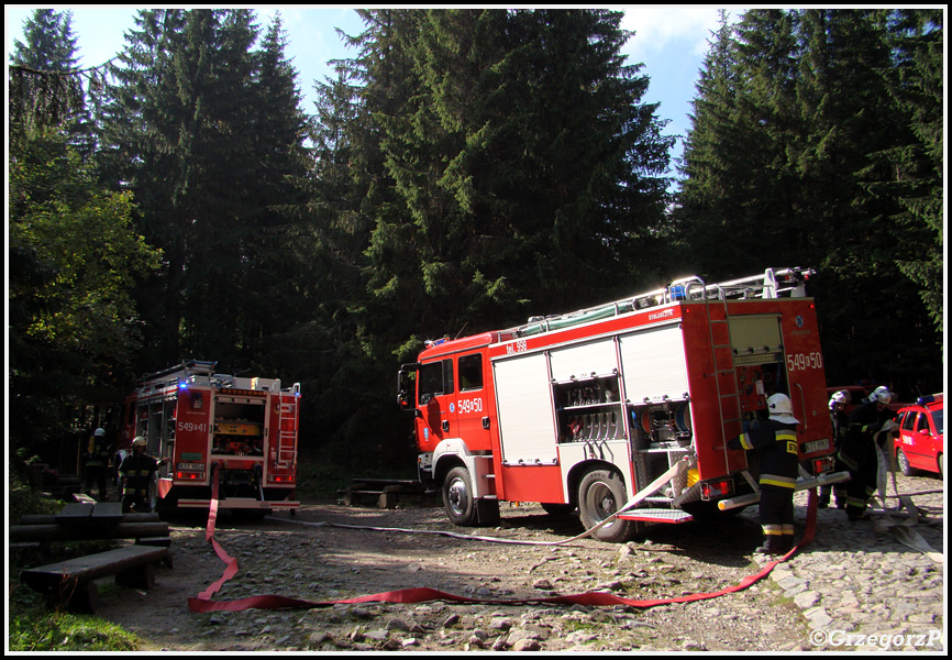 28.09.2011 - KalatÃ³wki, klasztor Albertynek - Manewry KSRG powiatu tatrzaÅ„skiego