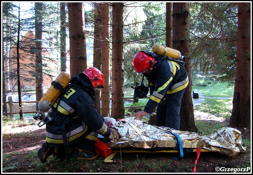 28.09.2011 - KalatÃ³wki, klasztor Albertynek - Manewry KSRG powiatu tatrzaÅ„skiego