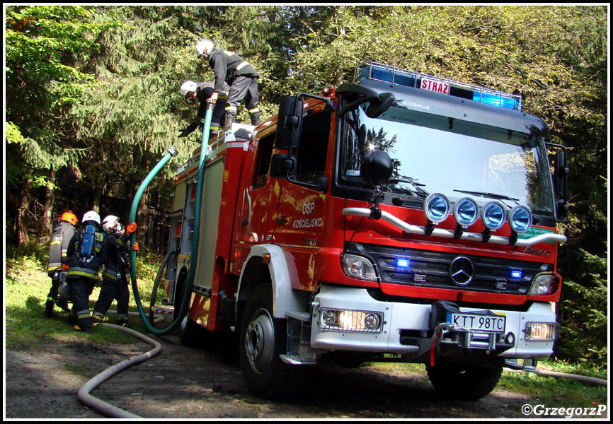 28.09.2011 - KalatÃ³wki, klasztor Albertynek - Manewry KSRG powiatu tatrzaÅ„skiego