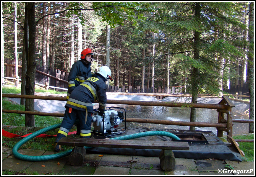 28.09.2011 - KalatÃ³wki, klasztor Albertynek - Manewry KSRG powiatu tatrzaÅ„skiego