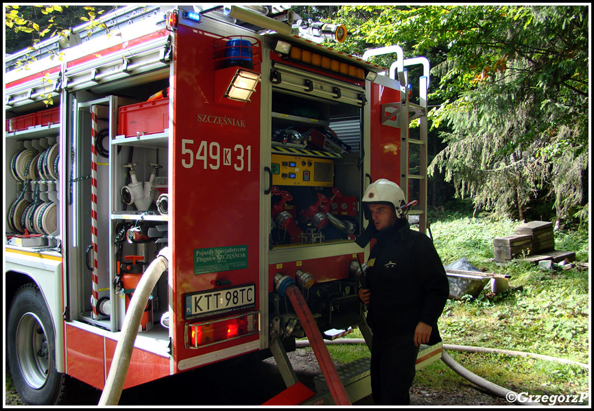 28.09.2011 - Kalatówki, klasztor Albertynek - Manewry KSRG powiatu tatrzańskiego