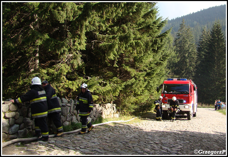 28.09.2011 - KalatÃ³wki, klasztor Albertynek - Manewry KSRG powiatu tatrzaÅ„skiego