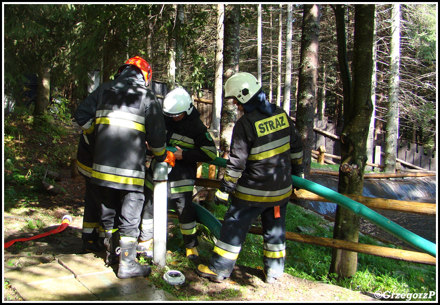 28.09.2011 - KalatÃ³wki, klasztor Albertynek - Manewry KSRG powiatu tatrzaÅ„skiego