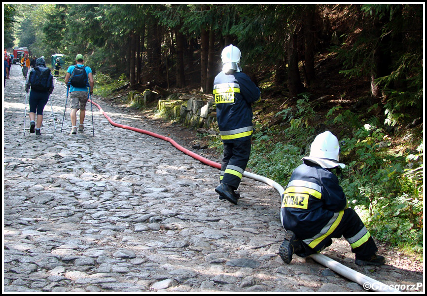 28.09.2011 - KalatÃ³wki, klasztor Albertynek - Manewry KSRG powiatu tatrzaÅ„skiego