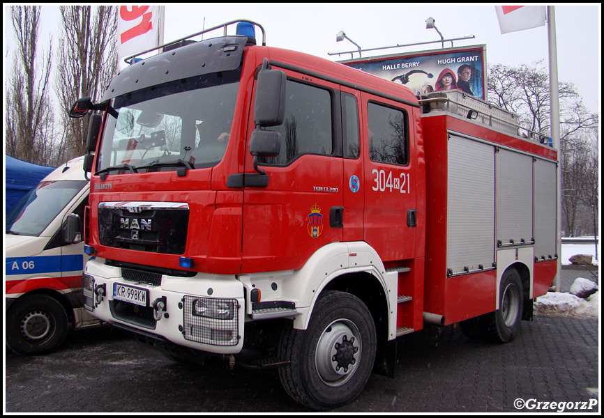 304[K]21 - GBA 2,5/25 MAN TGM 13.280/Stolarczyk - JRG 4 KrakÃ³w