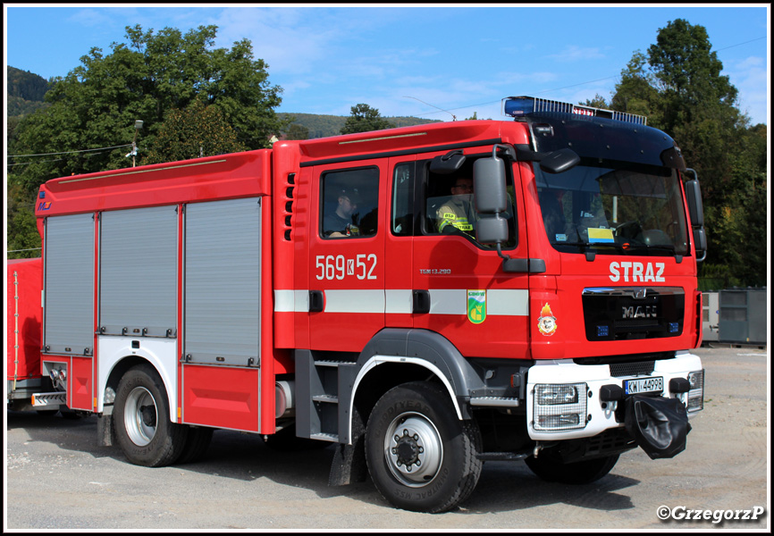 569[K]52 - GBA 3,5/26 MAN TGM 13.290/Moto Truck - OSP GdÃ³w