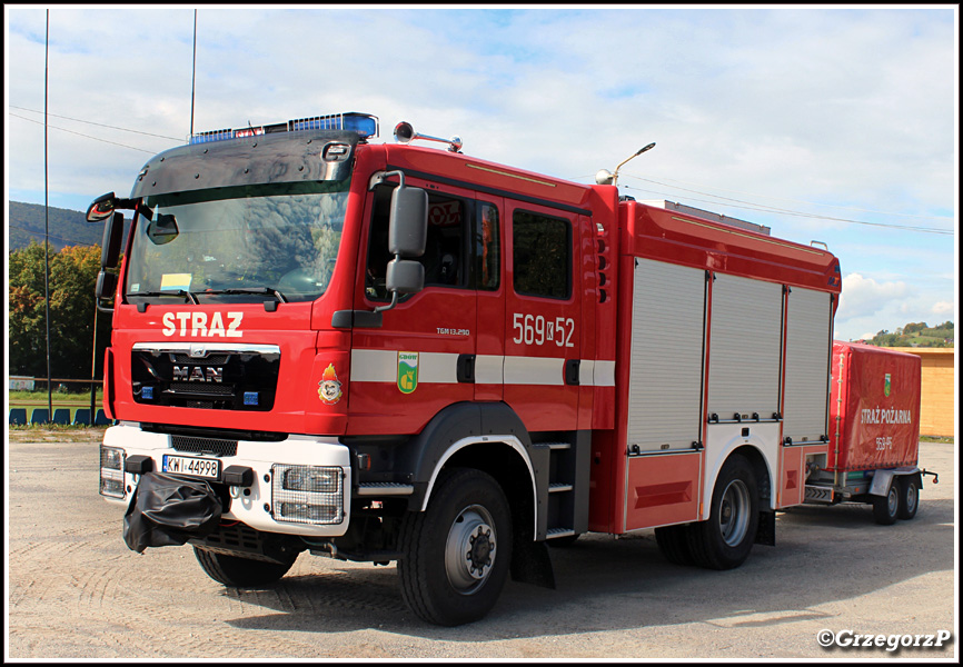 569[K]52 - GBA 3,5/26 MAN TGM 13.290/Moto Truck - OSP GdÃ³w