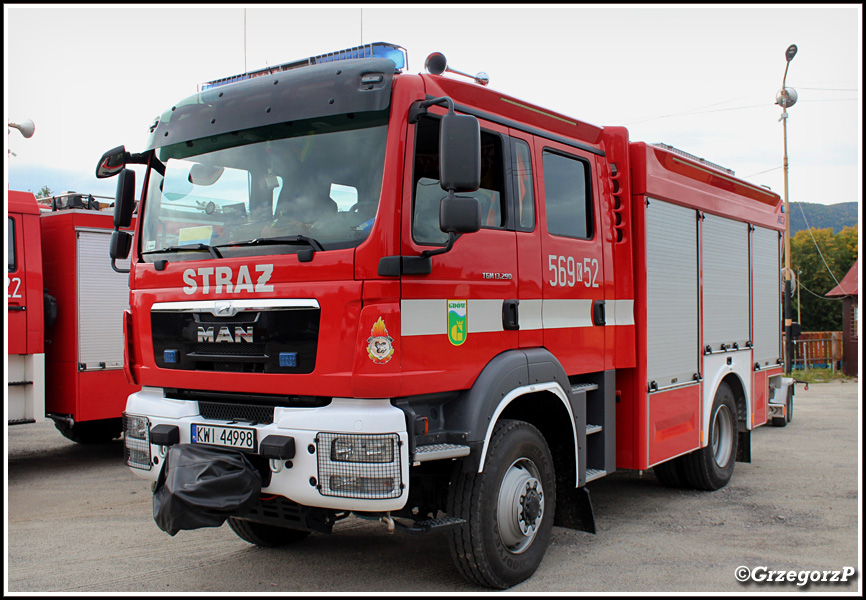569[K]52 - GBA 3,5/26 MAN TGM 13.290/Moto Truck - OSP GdÃ³w