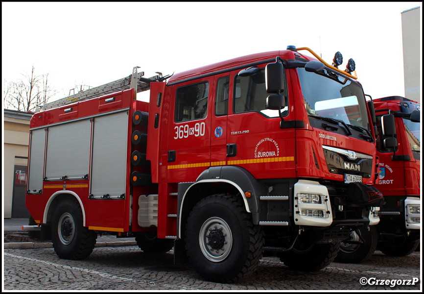 369[K]90 - GBA 2,5/27 MAN TGM 13.290/Stolarczyk - OSP Å»urowa