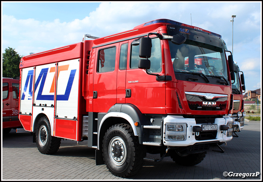 GBA 3/30 MAN TGM 13.290/Moto Truck - Pojazd demonstracyjny