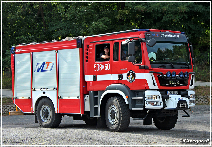 538[K]60 - GBA 3/30 MAN TGM 13.290/Moto Truck - OSP MakÃ³w PodhalaÅ„ski Dolny