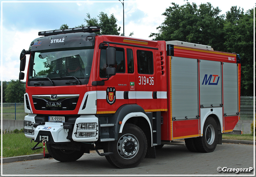 319[T]36 - GBA 4,6/29 MAN TGM 18.320/Moto Truck - OSP Kielce-NiewachlÃ³w