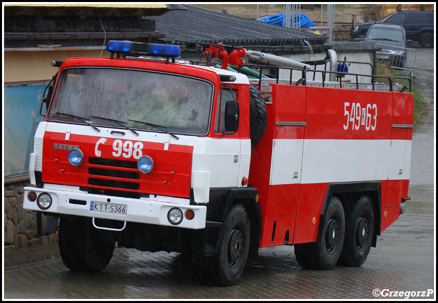 549[K]63 - GCBA 8,2/32 Tatra T815/Karosa - OSP BiaÅ‚ka TatrzaÅ„ska