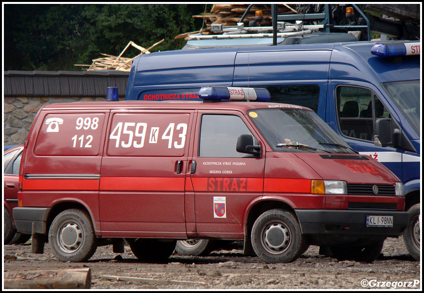 459[K]43 - SLRt Volkswagen Transporter T4 - OSP Mszana GÃ³rna*